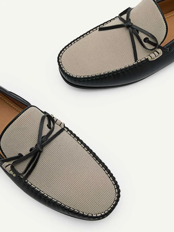 Leather Bow Driving Shoes<PEDRO Fashion