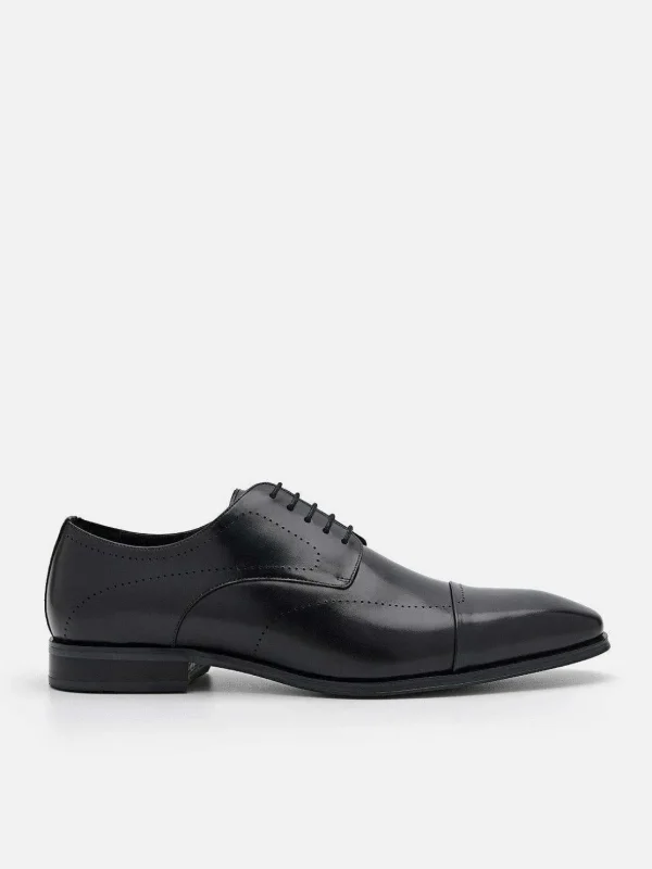 Leather Brogue Derby Shoes<PEDRO Fashion