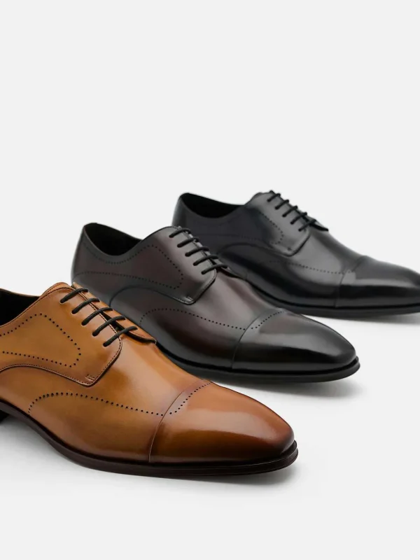 Leather Brogue Derby Shoes<PEDRO Flash Sale