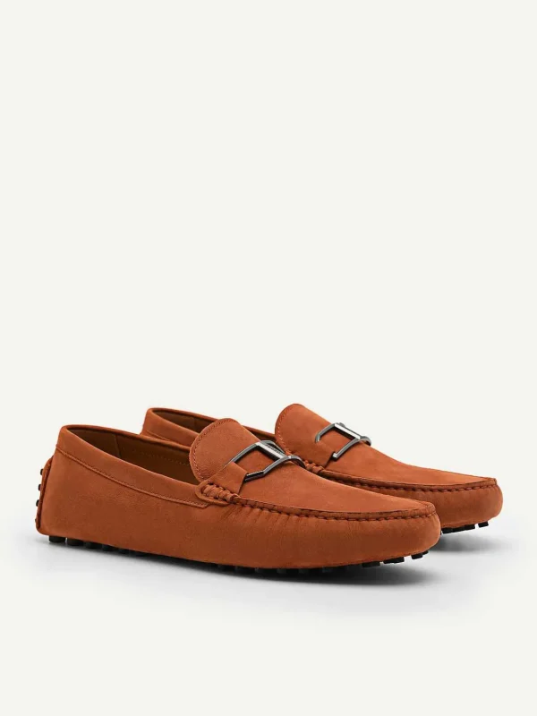 Leather Buckle Driving Shoes<PEDRO Fashion