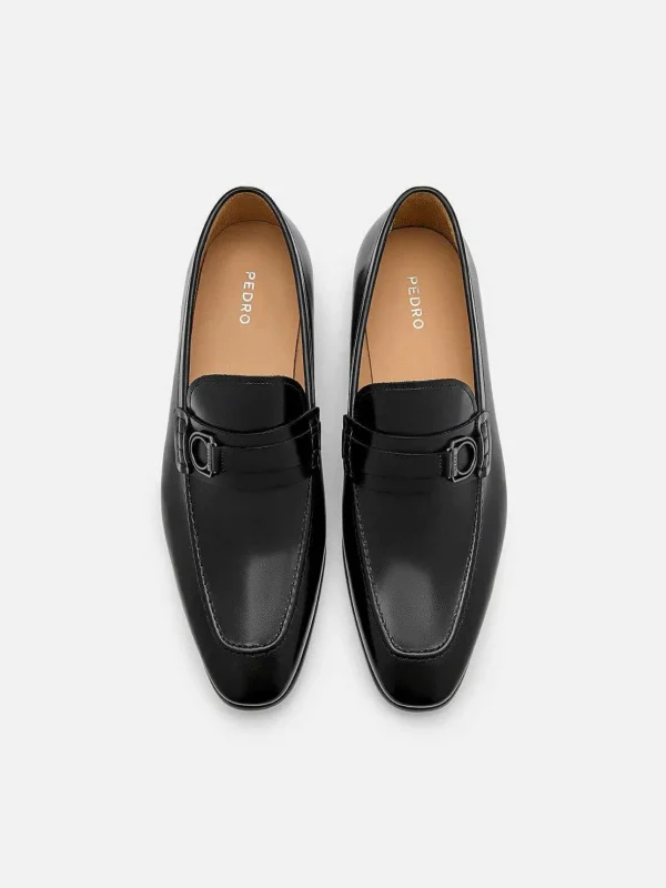 Leather Buckle Loafers<PEDRO Discount
