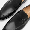 Leather Buckle Loafers<PEDRO Discount