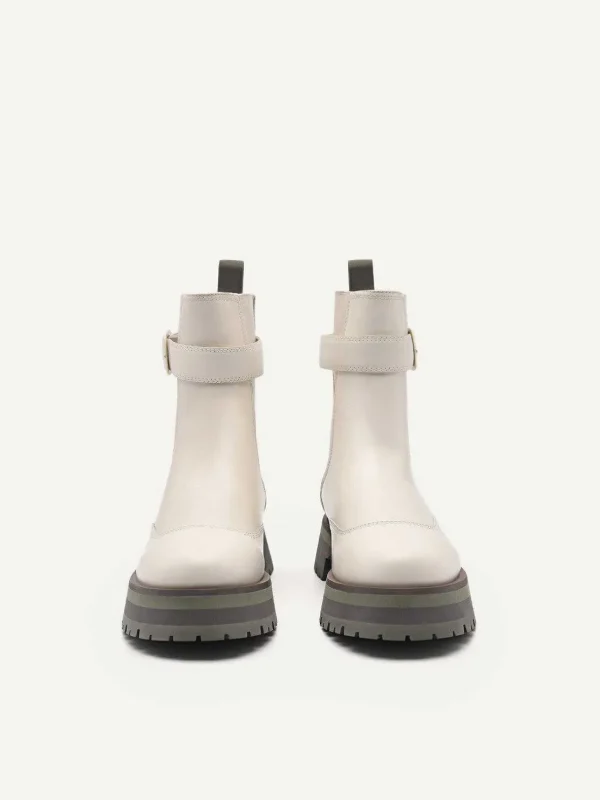 Leather Buckled Chelsea Boots<PEDRO Shop