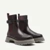 Leather Buckled Chelsea Boots<PEDRO Clearance