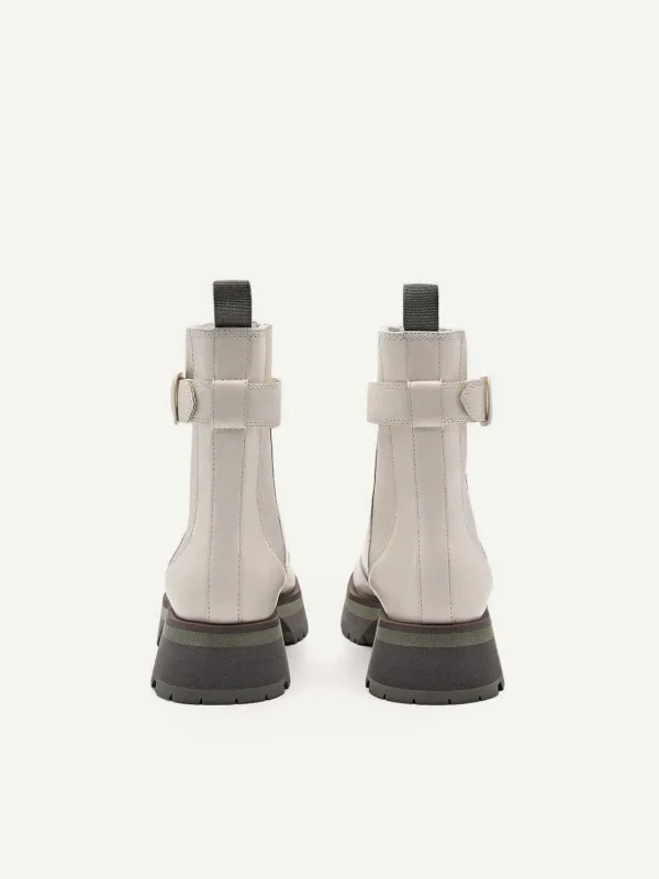 Leather Buckled Chelsea Boots<PEDRO Shop