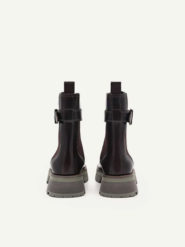 Leather Buckled Chelsea Boots<PEDRO Clearance