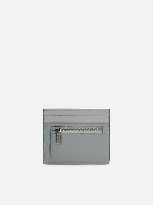Leather Card Holder With Zipper<PEDRO Cheap