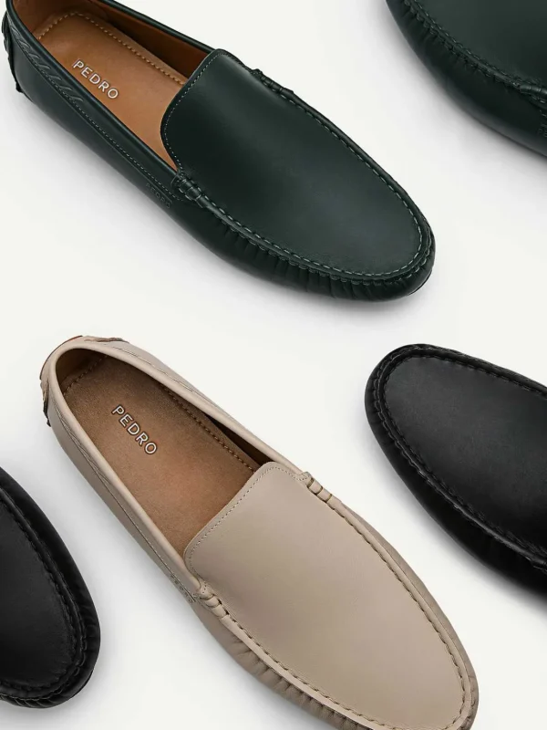 Leather Driving Shoes<PEDRO Fashion