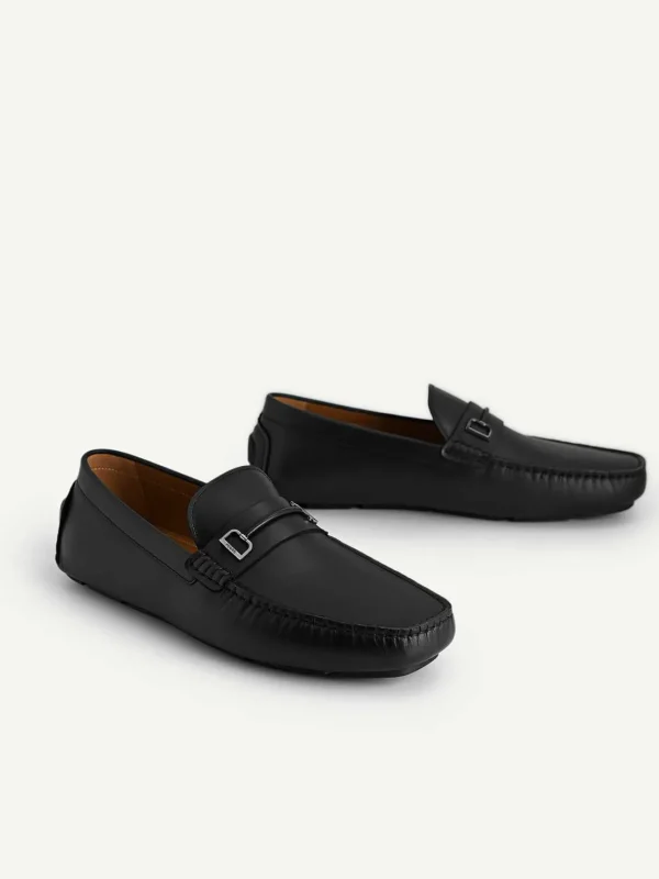 Leather Driving Shoes With Metal Bit<PEDRO Clearance