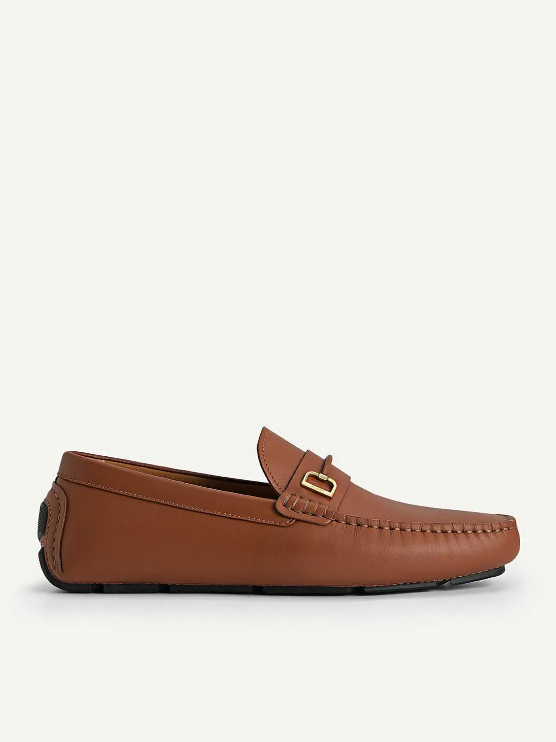 Leather Driving Shoes With Metal Bit<PEDRO Fashion