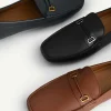 Leather Driving Shoes With Metal Bit<PEDRO Clearance