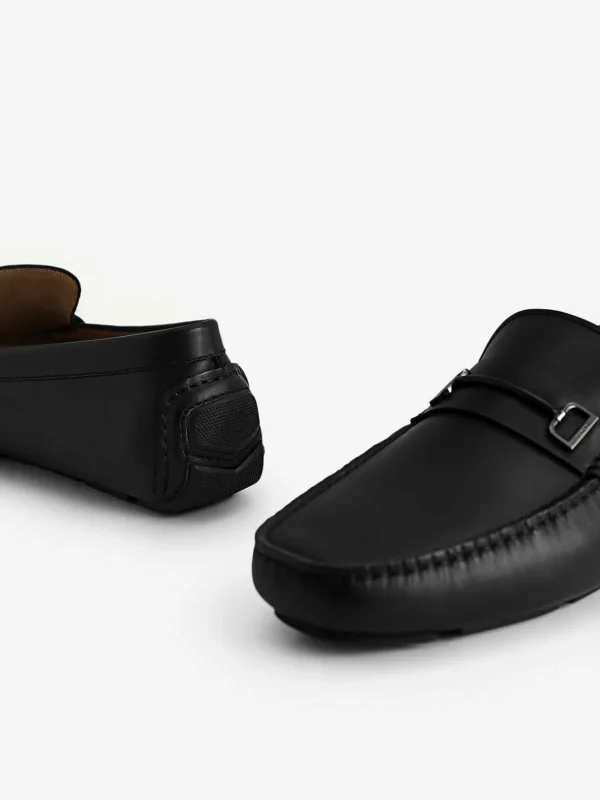 Leather Driving Shoes With Metal Bit<PEDRO Clearance