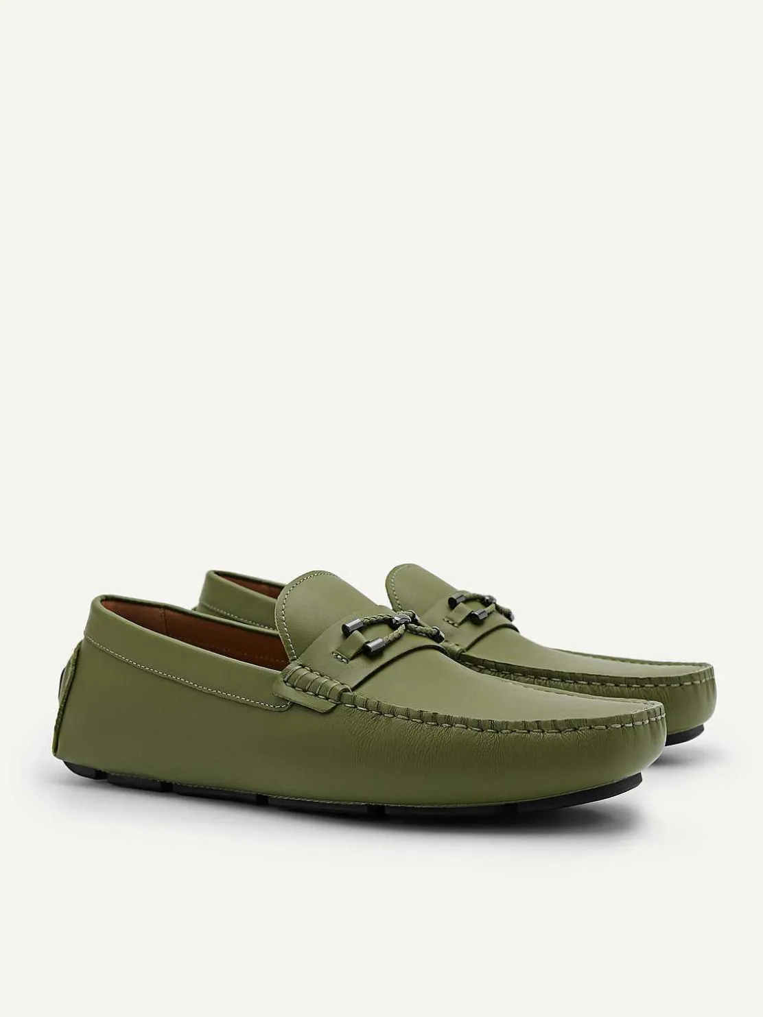 Leather Horsebit Driving Shoes<PEDRO Sale