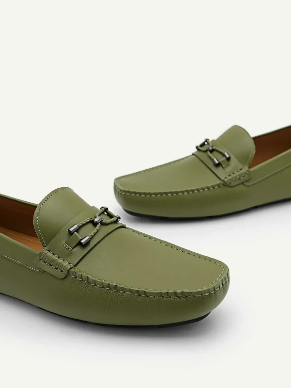 Leather Horsebit Driving Shoes<PEDRO Sale