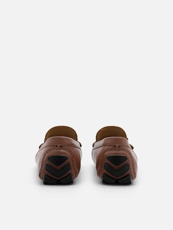 Leather Horsebit Driving Shoes<PEDRO Cheap