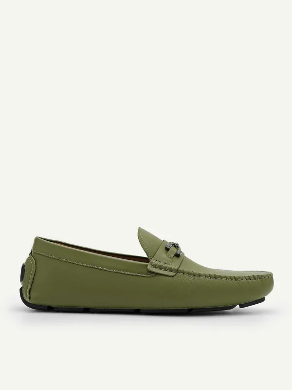 Leather Horsebit Driving Shoes<PEDRO Sale