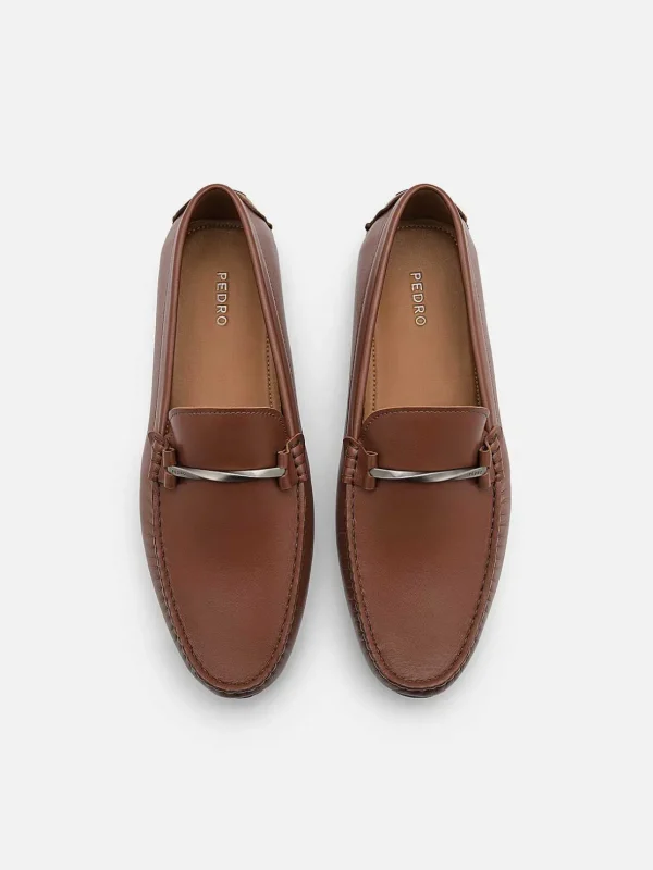 Leather Horsebit Driving Shoes<PEDRO Cheap