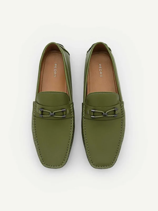 Leather Horsebit Driving Shoes<PEDRO Sale