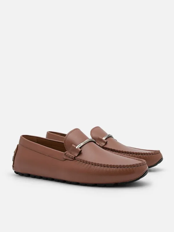 Leather Horsebit Driving Shoes<PEDRO Cheap