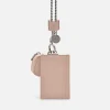 Leather Lanyard With Card Holder<PEDRO Discount