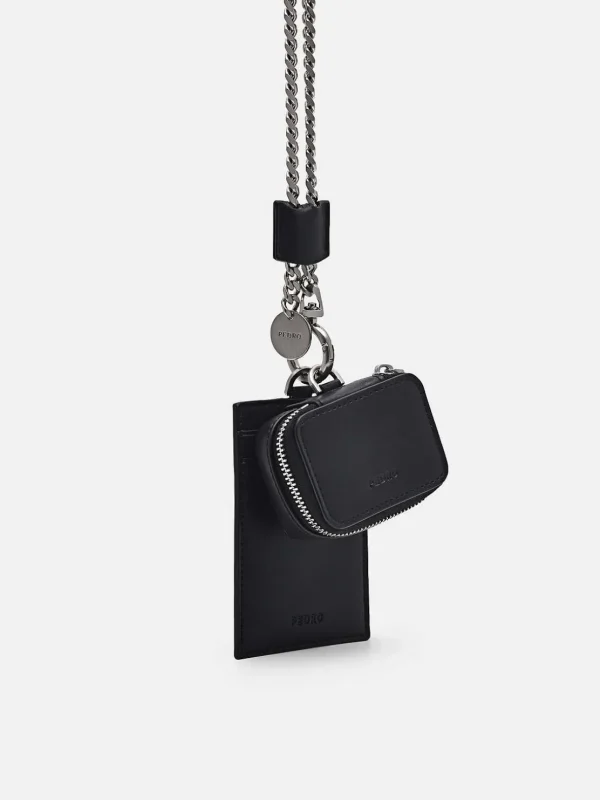 leather_lanyard_with_card_1-2.webp Leather Lanyard With Card Holder<PEDRO Sale