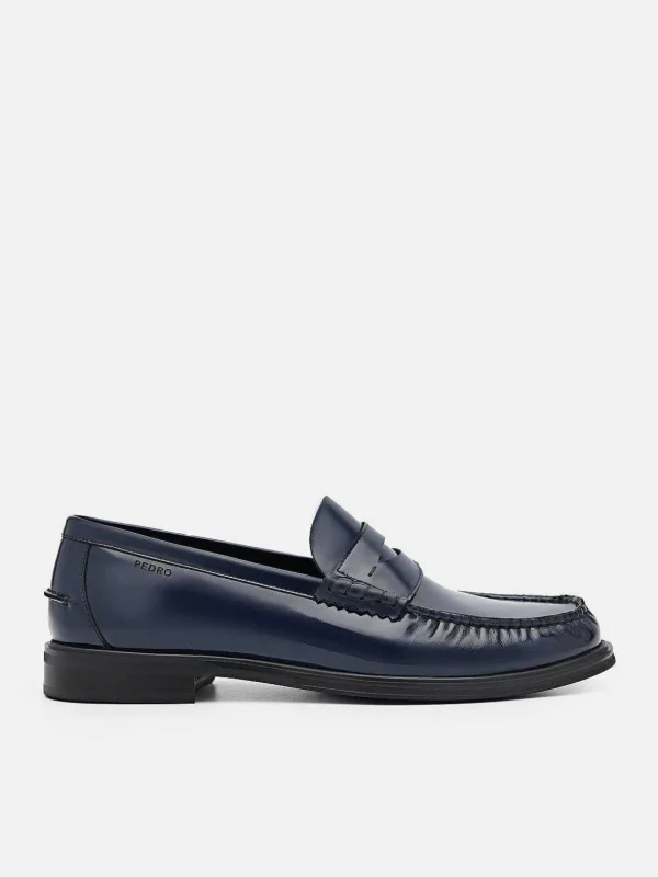leather_penny_loafers_1-6.webp Leather Penny Loafers<PEDRO Discount
