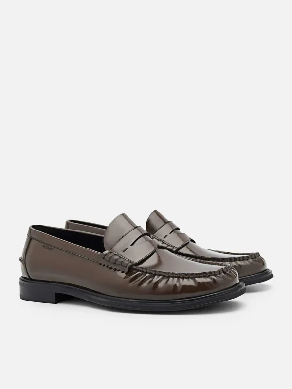 leather_penny_loafers_2-5.webp Leather Penny Loafers<PEDRO Sale
