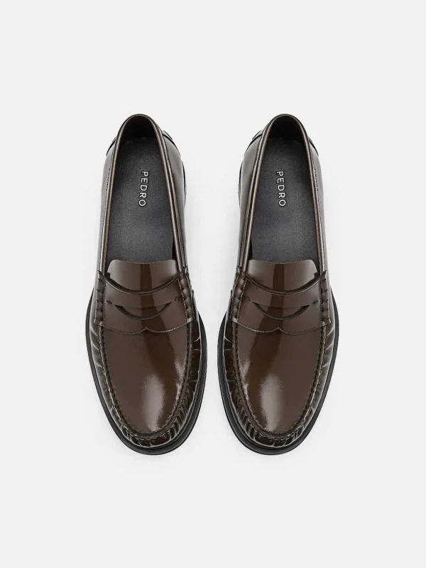leather_penny_loafers_3-5.webp Leather Penny Loafers<PEDRO Sale