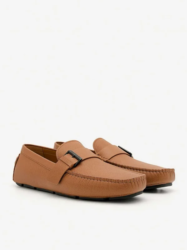 Leather Strap Driving Shoes<PEDRO Best
