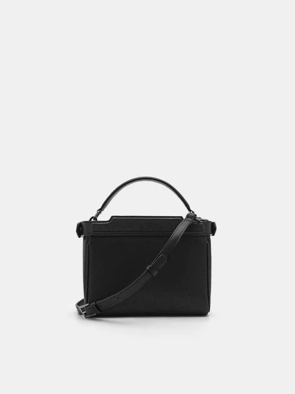 Leather Structured Sling Bag<PEDRO Clearance