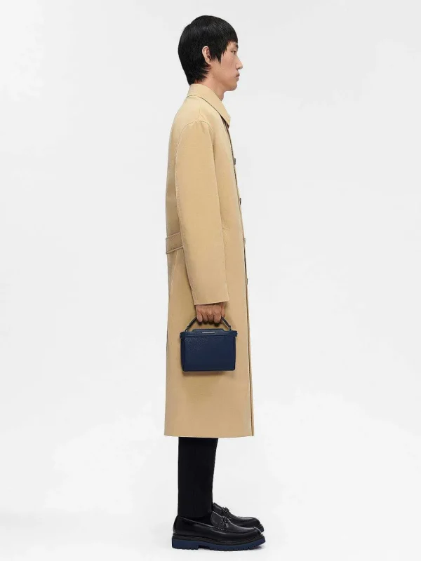 Leather Structured Sling Bag<PEDRO New