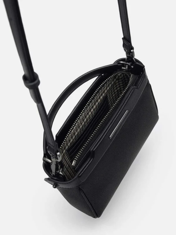 Leather Structured Sling Bag<PEDRO Clearance