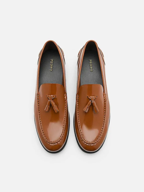 Leather Tassel Loafers<PEDRO Fashion