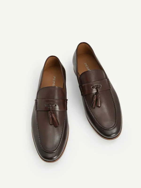 Leather Tasselled Loafers<PEDRO Shop