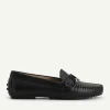 Lizard-Effect Leather Bow Driving Shoes<PEDRO Flash Sale