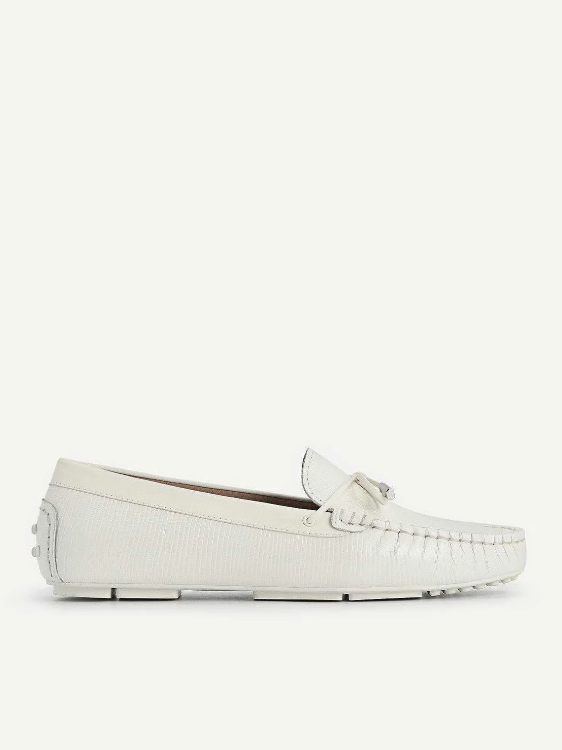 lizardeffect_leather_bow__0.webp Lizard-Effect Leather Bow Driving Shoes<PEDRO Sale
