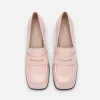 Maggie Leather Heel Loafers<PEDRO Store