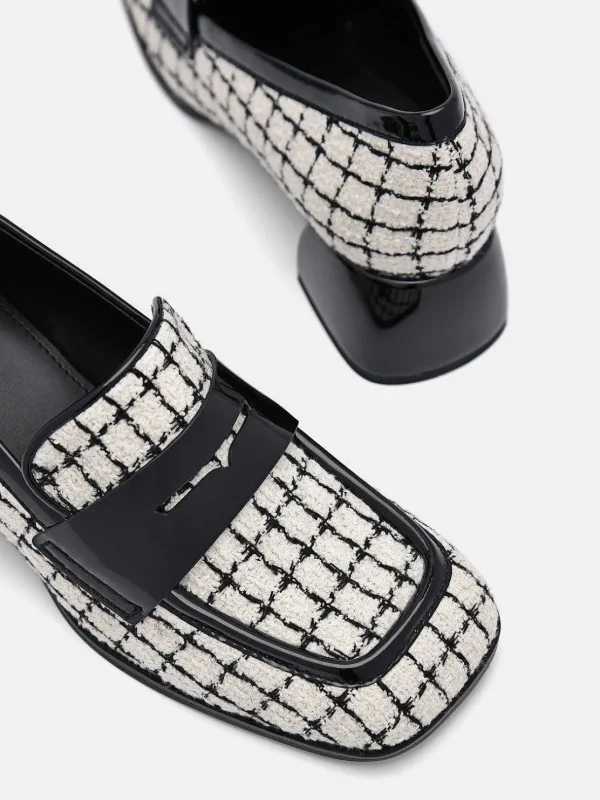 maggie_leather_tweed_loaf_5.webp Maggie Leather Tweed Loafers<PEDRO Flash Sale