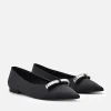Mindy Satin Ballet Flats<PEDRO Store