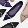 Mindy Satin Ballet Flats<PEDRO Store