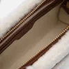 Mini Quilted Faux Fur Handbag<PEDRO Shop