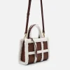 Mini Quilted Faux Fur Handbag<PEDRO Shop