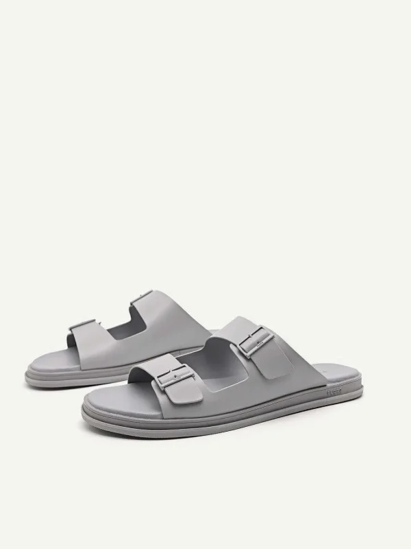 monochrome_double_strap_s_1-1.webp Monochrome Double Strap Slide Sandals<PEDRO Fashion