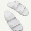 Monochrome Double Strap Slide Sandals<PEDRO Hot