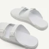 Monochrome Double Strap Slide Sandals<PEDRO Hot