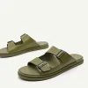 monochrome_double_strap_s_3-2.webp Monochrome Double Strap Slide Sandals<PEDRO Clearance