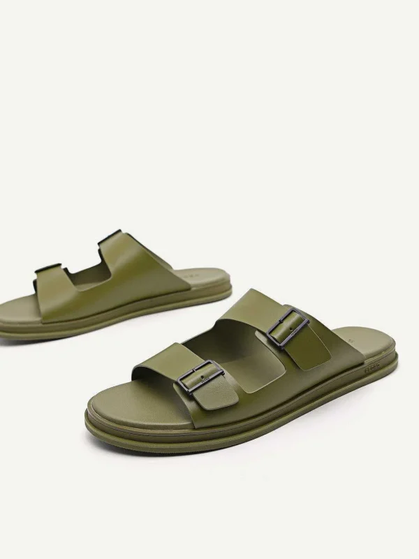 monochrome_double_strap_s_3-2.webp Monochrome Double Strap Slide Sandals<PEDRO Clearance