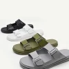 Monochrome Double Strap Slide Sandals<PEDRO Hot