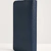 Oliver Embossed Leather Zip-Around Wallet<PEDRO New