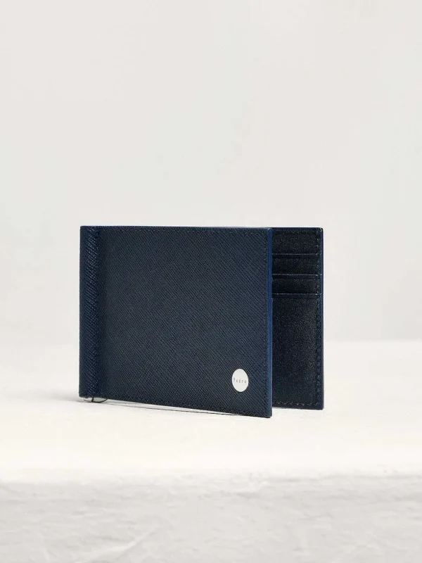 oliver_leather_bifold_mon_2.webp Oliver Leather Bi-Fold Money Clip Cardholder<PEDRO Cheap